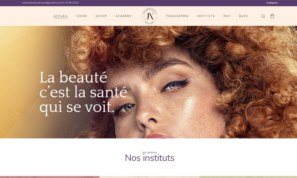 intégration d'une page web